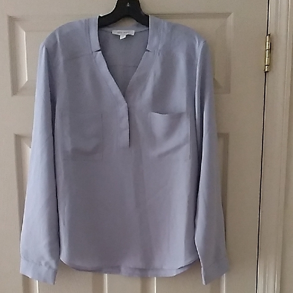 Nine West Soft Gray Blouse - Picture 1 of 3